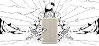 argentum apothecary cleansing bar le savon lune with black and white illustration traditional cleansing