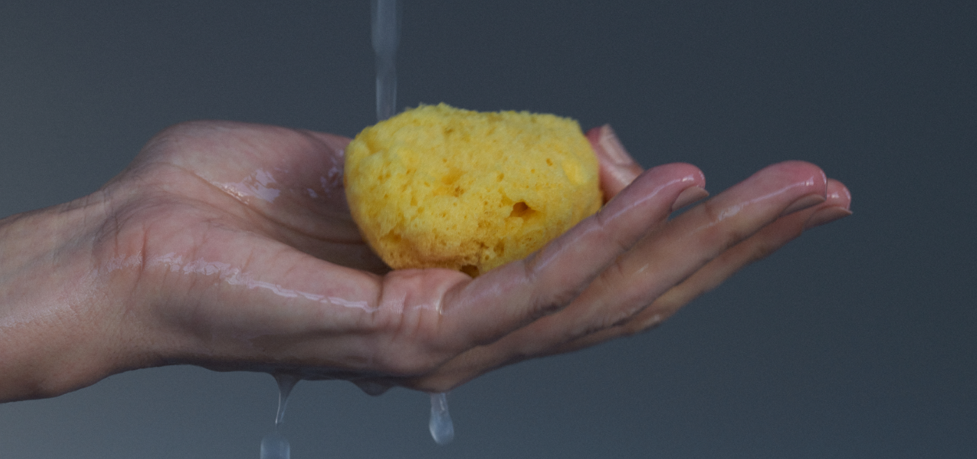 how do you clean a sponge